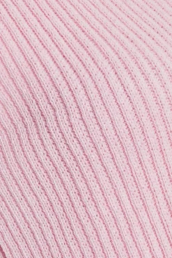 Quiz Knit Mini Bow Top Pink Clearance