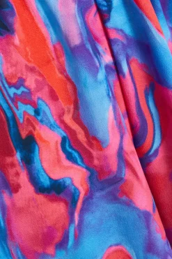Quiz Pink Marble Print Bardot Playsuit Discount