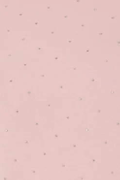 Quiz Stud Detail Top Pink