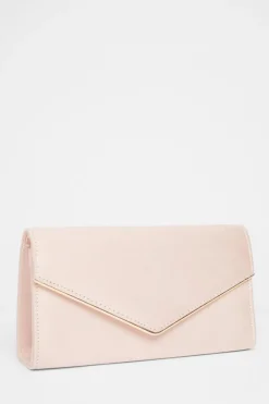 Quiz Thin Clutch Bag Pink Outlet