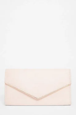 Quiz Thin Clutch Bag Pink Outlet