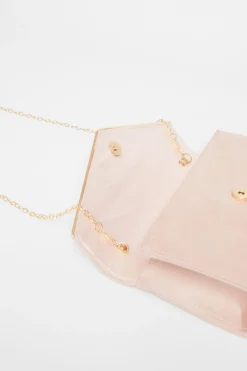 Quiz Thin Clutch Bag Pink Outlet
