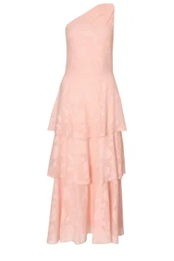 Quiz Pink Tiered Maxi Dress Pale Pink Best