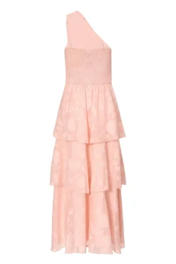 Quiz Pink Tiered Maxi Dress Pale Pink Best
