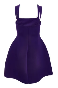 Quiz A-Line Mini Dress Purple Best