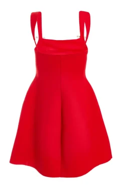 Quiz A-Line Mini Dress Red Clearance