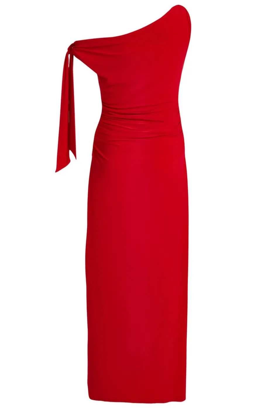 Quiz Red Asymmetric Midaxi Dress Discount