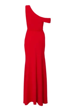 Quiz Drop Sleeve Maxi Dress Red Discount