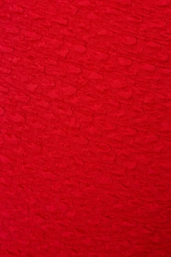 Quiz Red Textured Maxi Skirt New