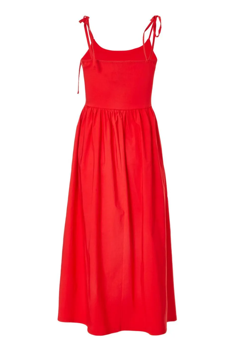 Quiz Red Tie Shoulder Midi Dress Outlet