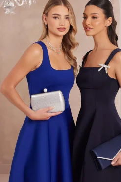 Quiz Royal Blue A-Line Midi Dress