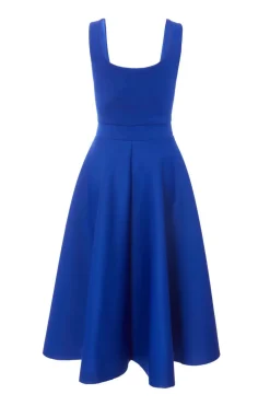Quiz Royal Blue A-Line Midi Dress