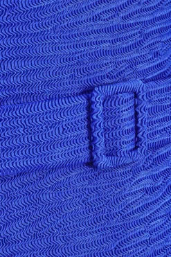 Quiz Royal Blue Crinkle Swimsuit Outlet