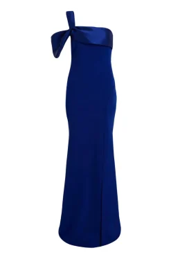 Quiz One Shoulder Maxi Dress Royal Blue Best