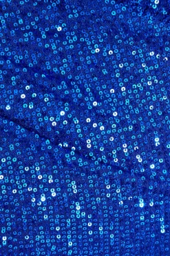 Quiz Royal Blue Sequin Midi Dress Clearance