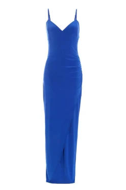 Quiz Royal Blue Wrap Maxi Dress