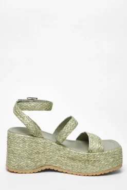 Quiz Chunky Platform Wedges Sage Best