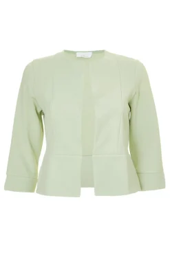 Quiz Sage Cropped Jacket Outlet