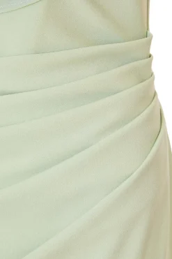 Quiz Drop Sleeve Maxi Dress Sage Sale