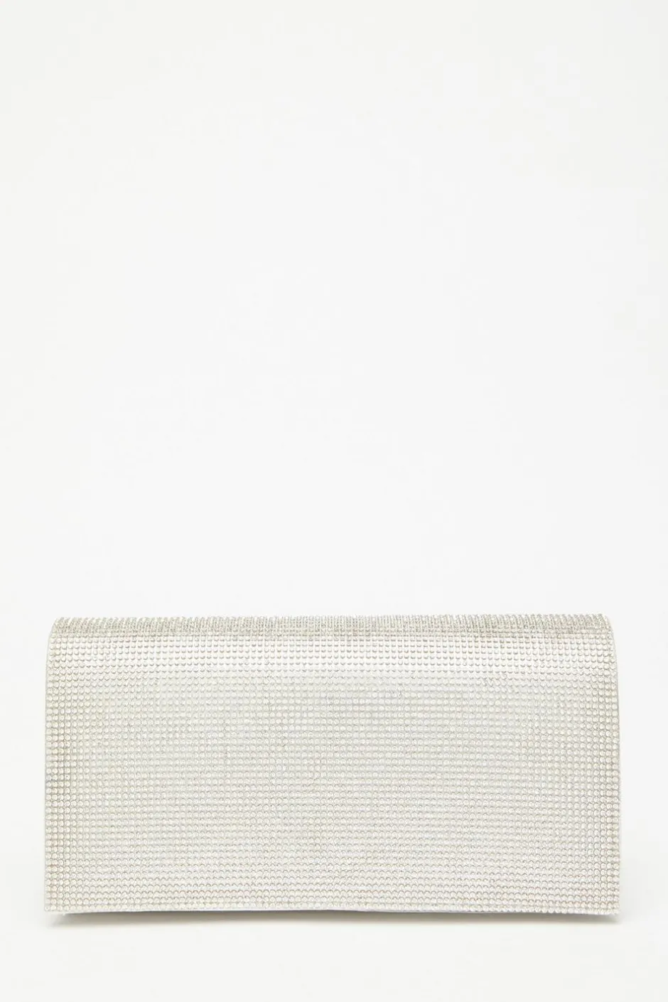 Quiz Silver Embellished Bag Best