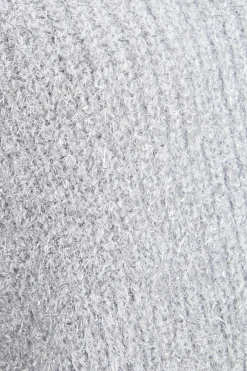 Quiz Silver Tinsel Knit Jumper New