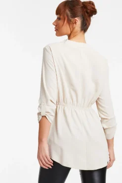 Quiz Stone Button Up Blouse Online
