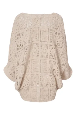 Quiz Stone Crochet Button Front Cardigan Outlet