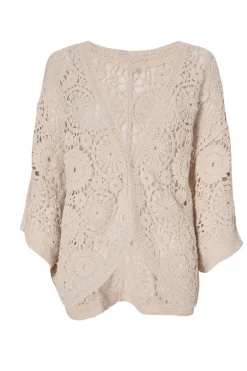 Quiz Stone Crochet Cardigan