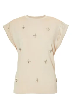 Quiz Stone Gem Detail Top Discount