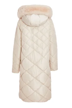 Quiz Stone Quilted Long Parka