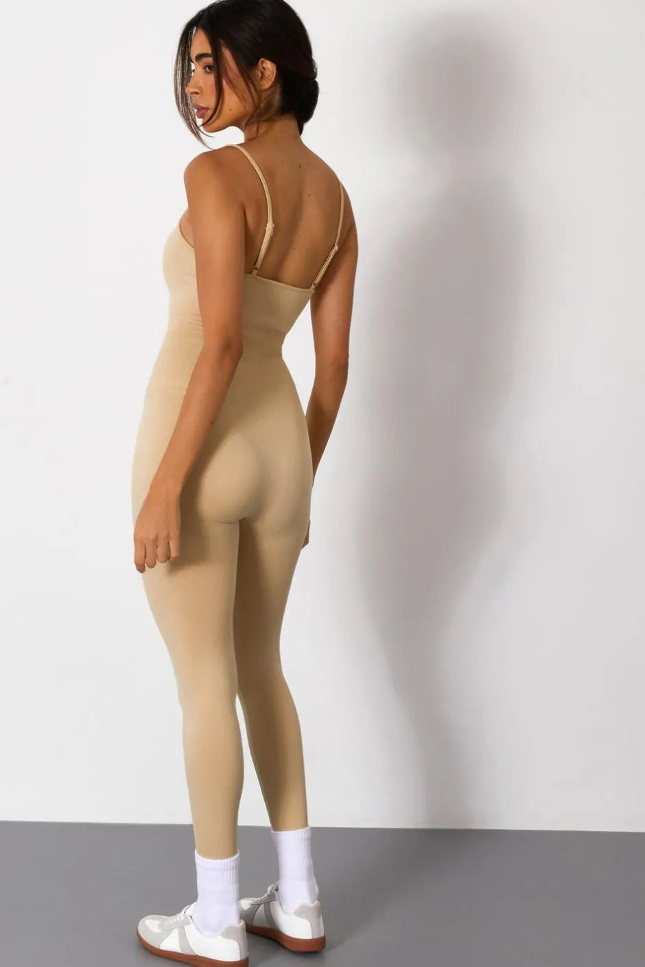 Quiz Seamless Jumpsuit Stone Best