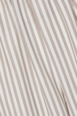 Quiz Stone Striped Wide Leg Trousers Online