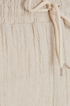 Quiz Textured Palazzo Trousers Stone Clearance
