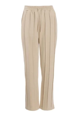 Quiz Wide Leg Joggers Stone Online
