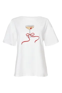 Quiz White Cherry Martini Top