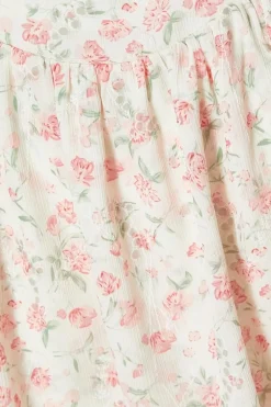 Quiz White Chiffon Ditsy Floral Dress Best