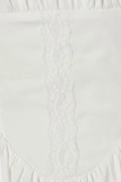 Quiz White Corset Detail Midi Dress Discount