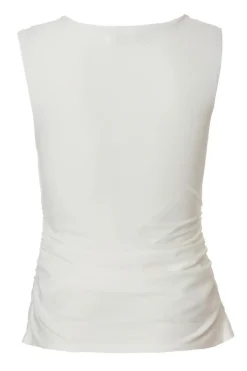 Quiz Cowl Neck Top White