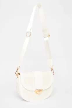 Quiz Cross Body Bag White Clearance