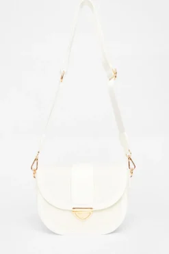Quiz Cross Body Bag White Clearance