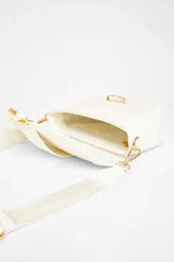 Quiz Cross Body Bag White Clearance
