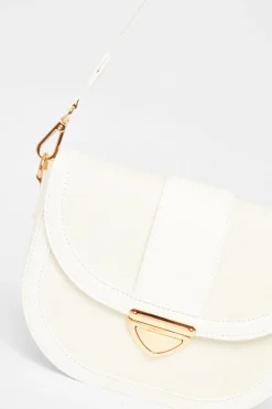 Quiz Cross Body Bag White Clearance
