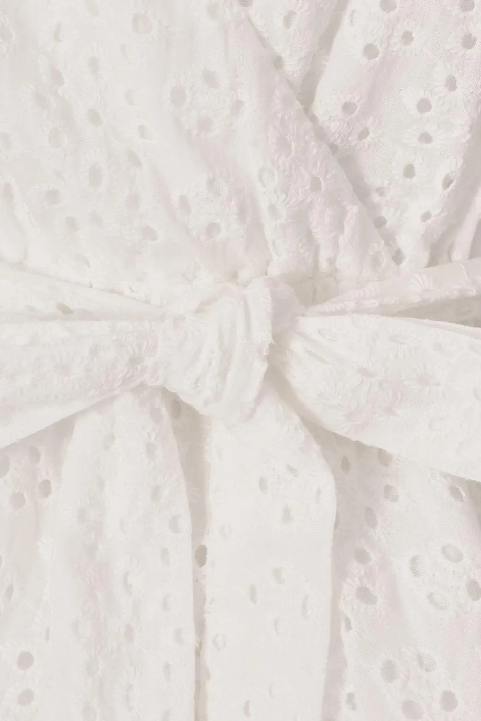 Quiz White Embroidered Peplum Top Sale