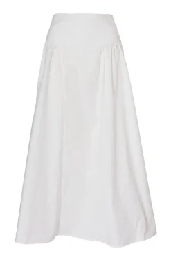 Quiz White High Waisted Maxi Skirt Clearance