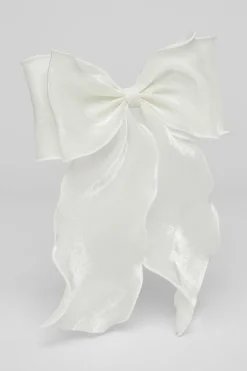 Quiz Organza Hair Bow White Outlet