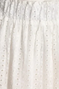 Quiz White Tiered Midi Skirt Discount