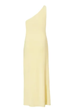 Quiz Buckle Detail Midaxi Dress Yellow