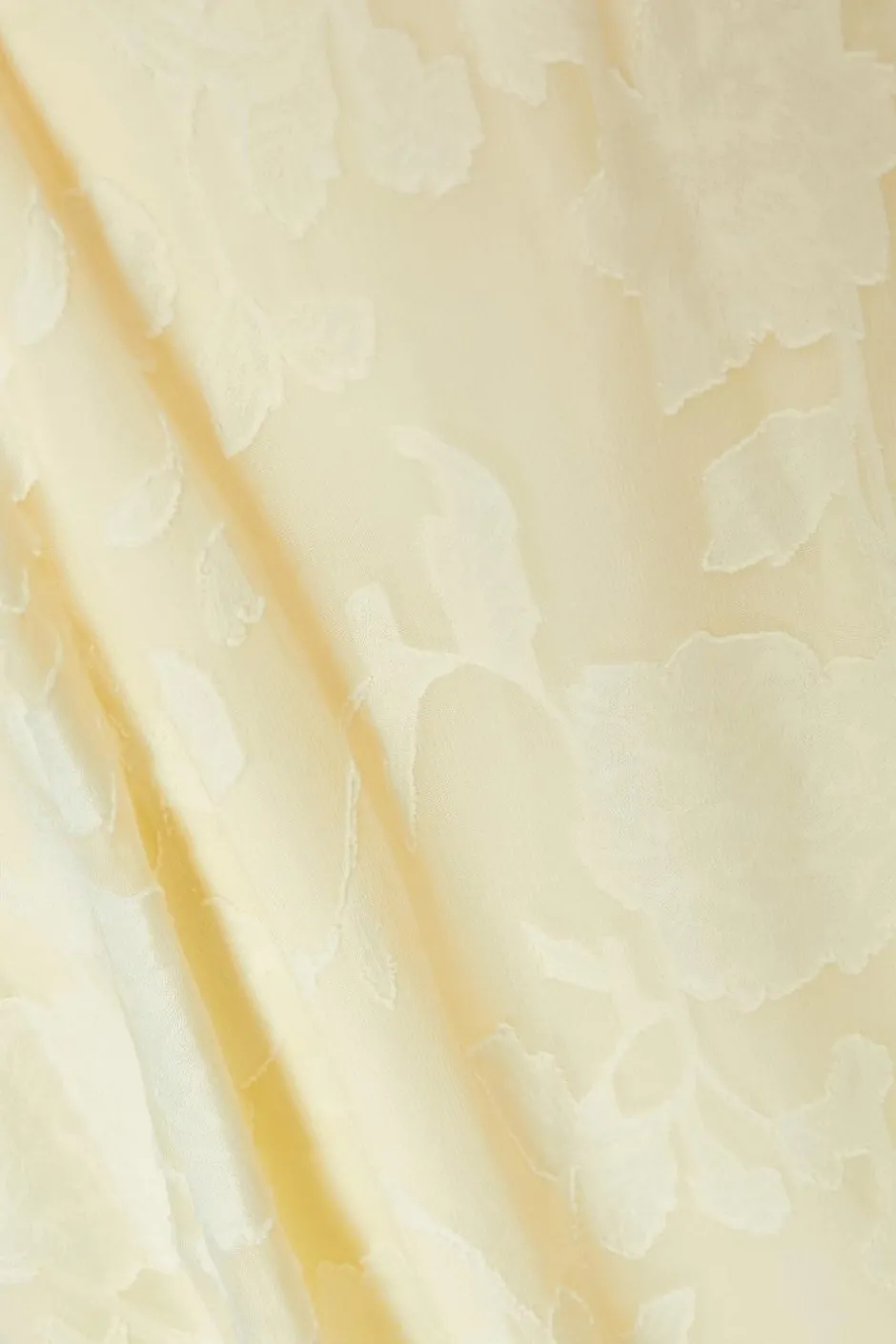 Quiz Jacquard Ruched Midaxi Dress Yellow Best
