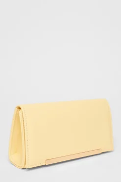 Quiz Long Clutch Bag Yellow Clearance
